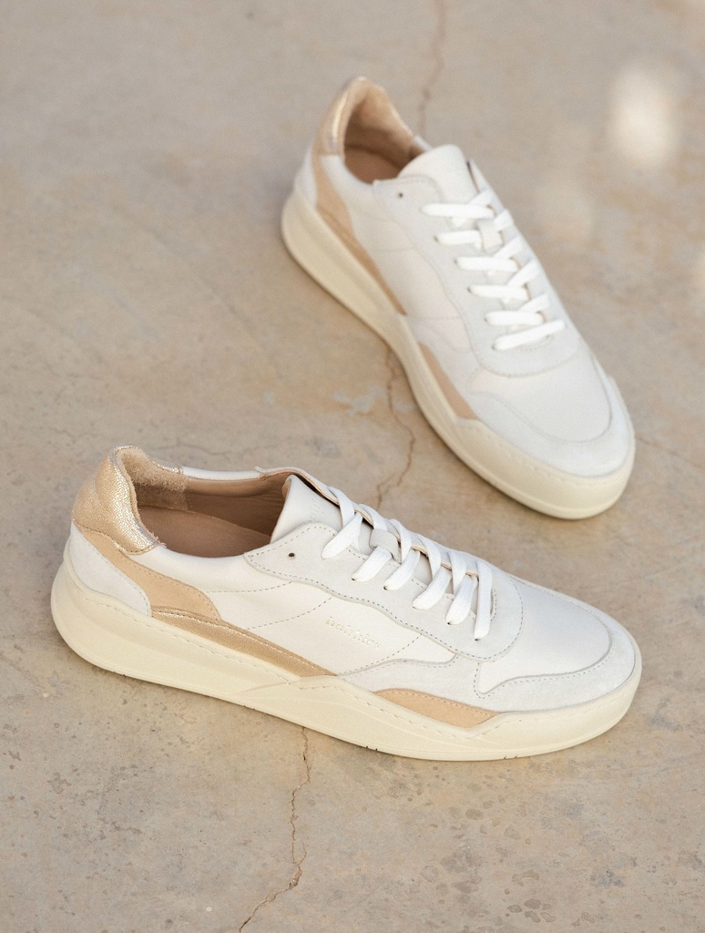 Zapatillas : Beverly - Off White - Champagne - Beige