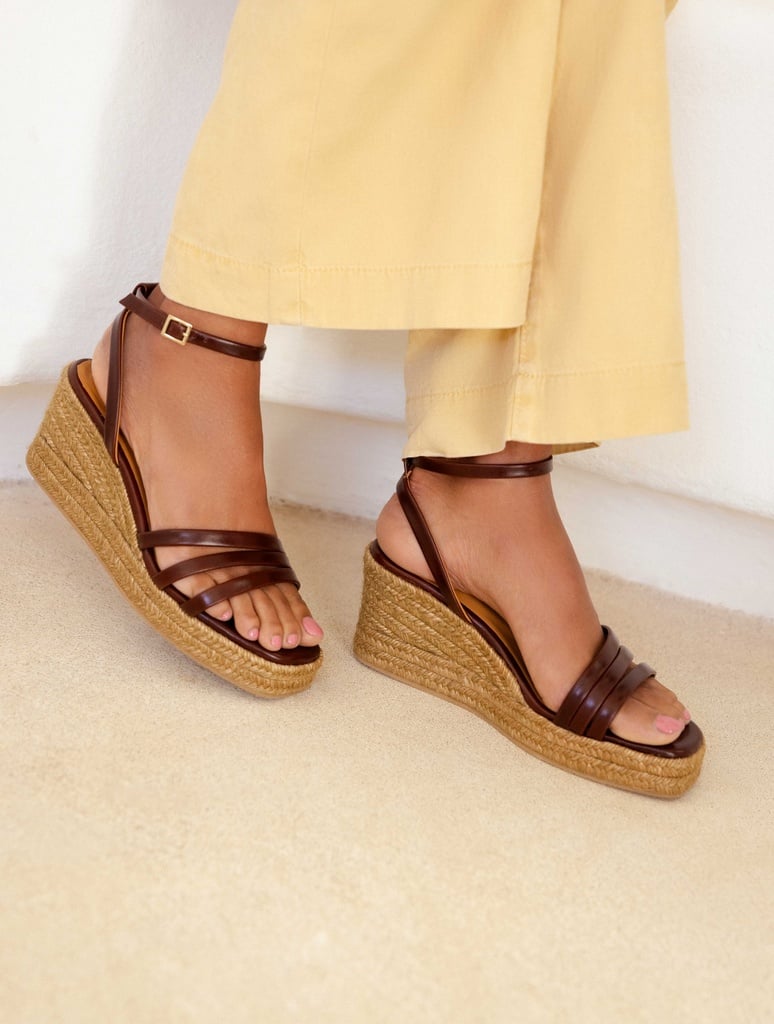 Espadrille Wedges : Bruna - Brownie