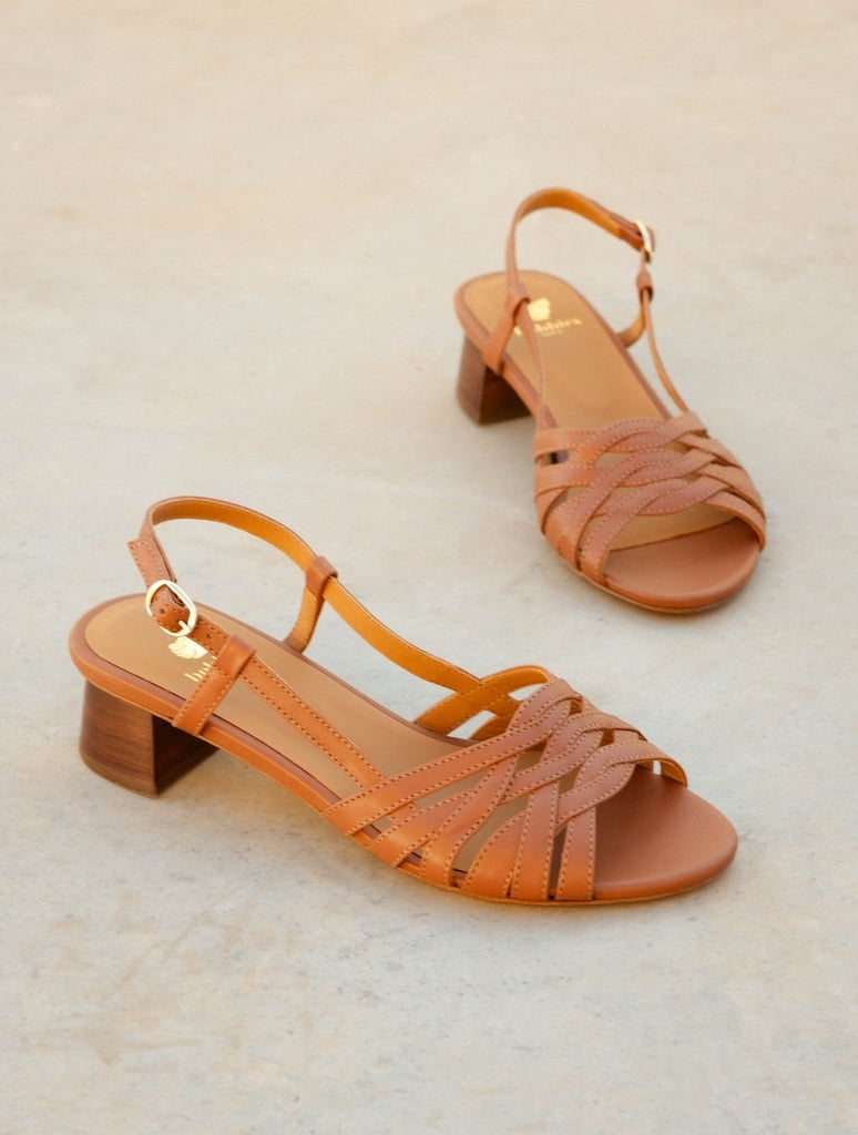 Sandalen mit Absatz : Cara - Camel