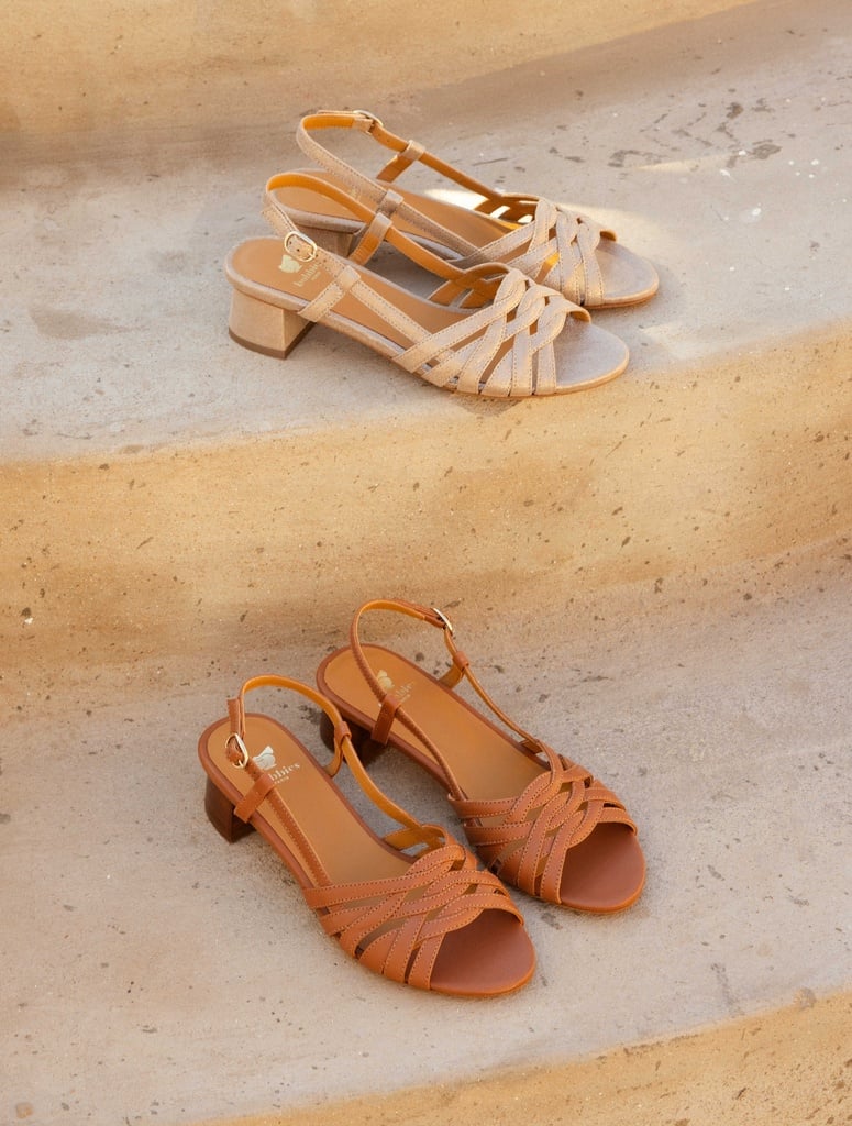 Sandalen mit Absatz : Cara - Camel