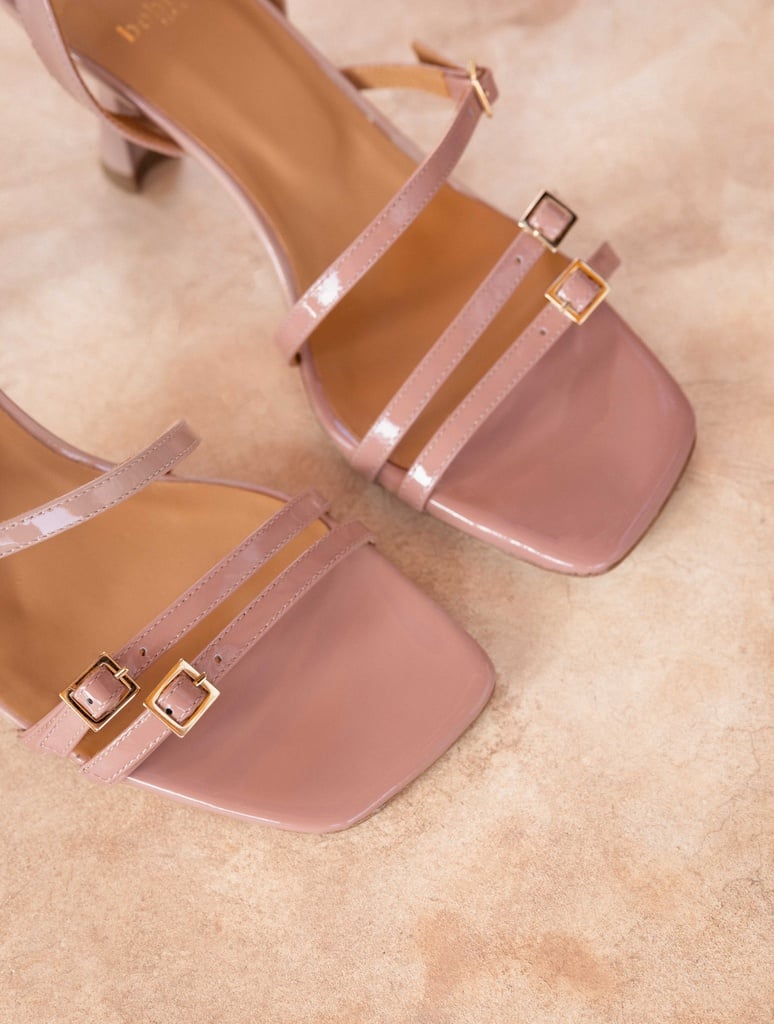 Heeled Sandals : Charlie - Ballet Pink