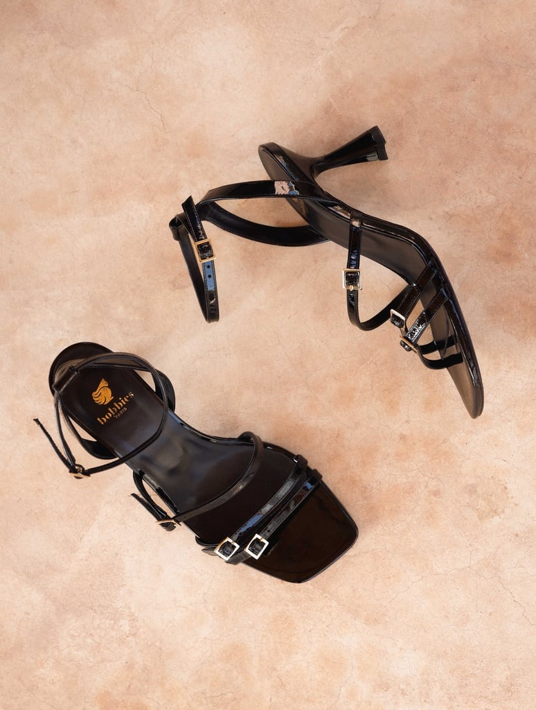 Sandales à Talons : Charlie - Lacquered Black