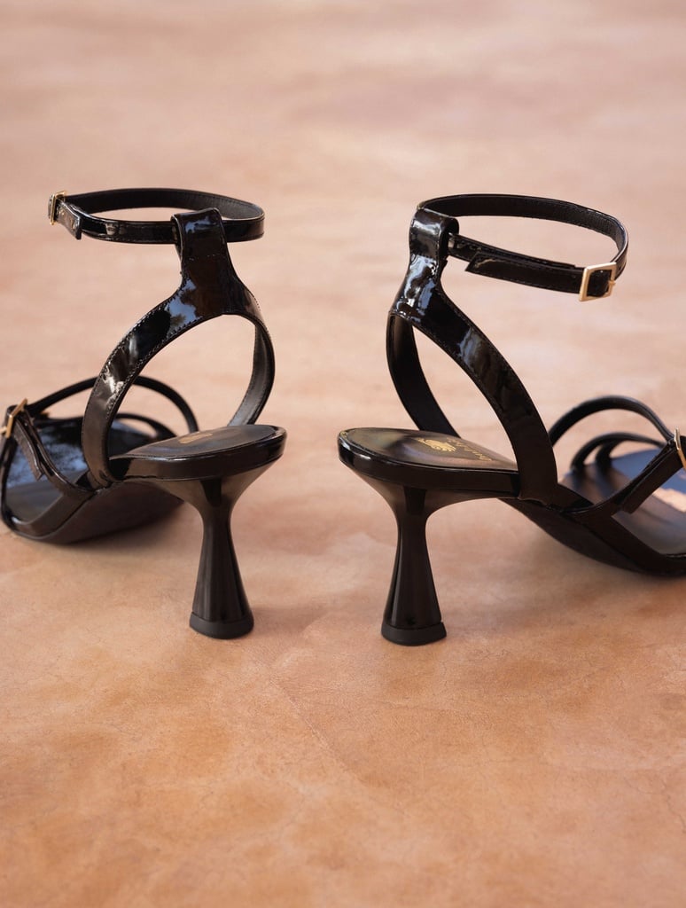 Sandales à Talons : Charlie - Lacquered Black