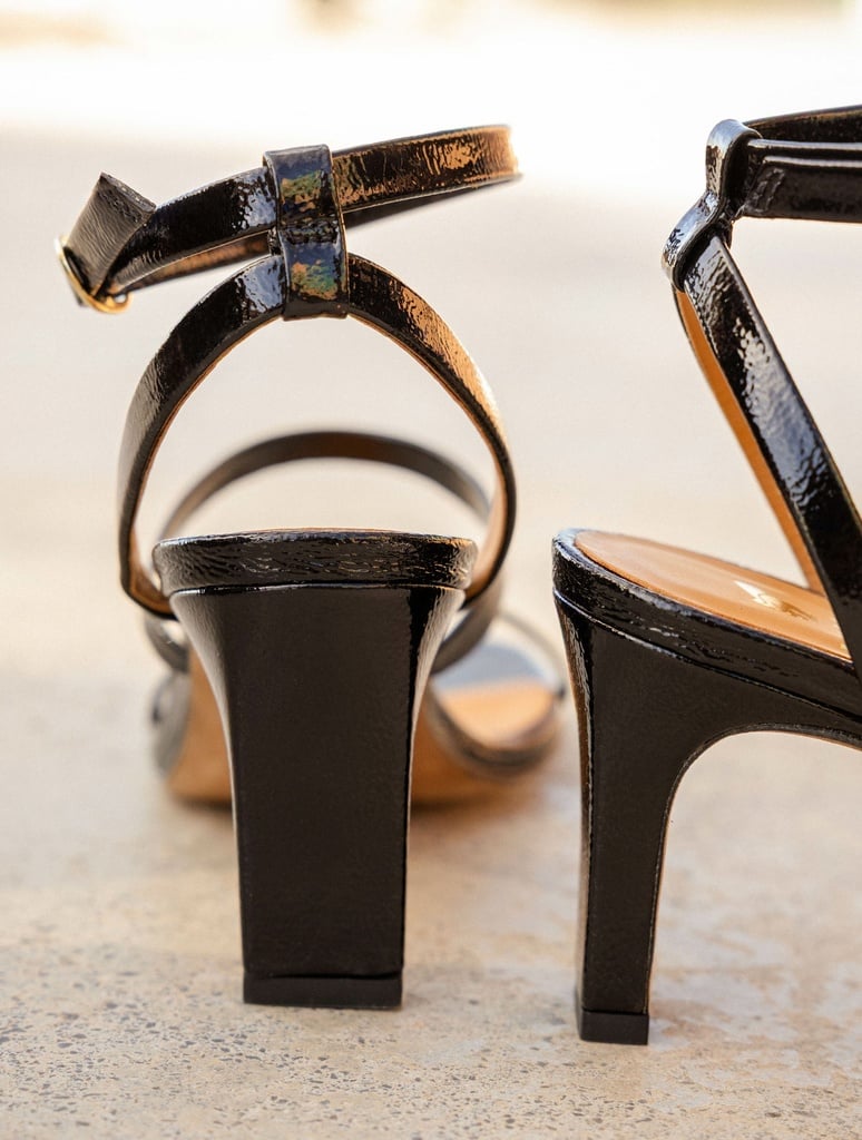 Sandalen mit Absatz : Casey - Vinyl Black