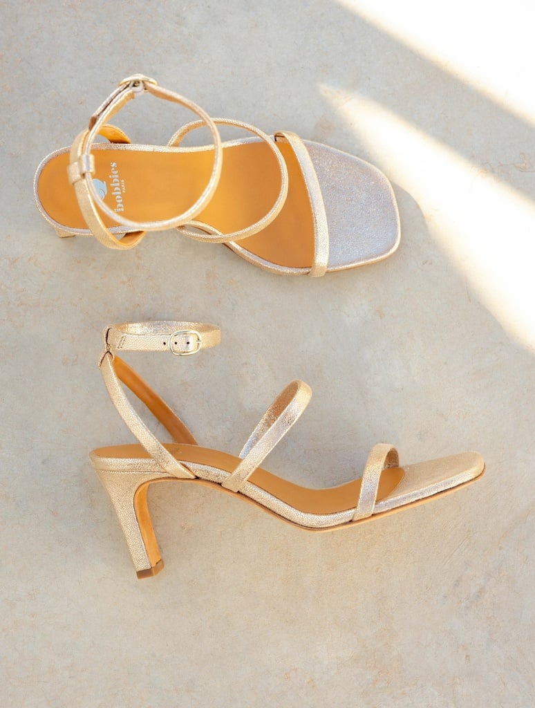 Sandales à Talons : Casey - Iridescent Champagne