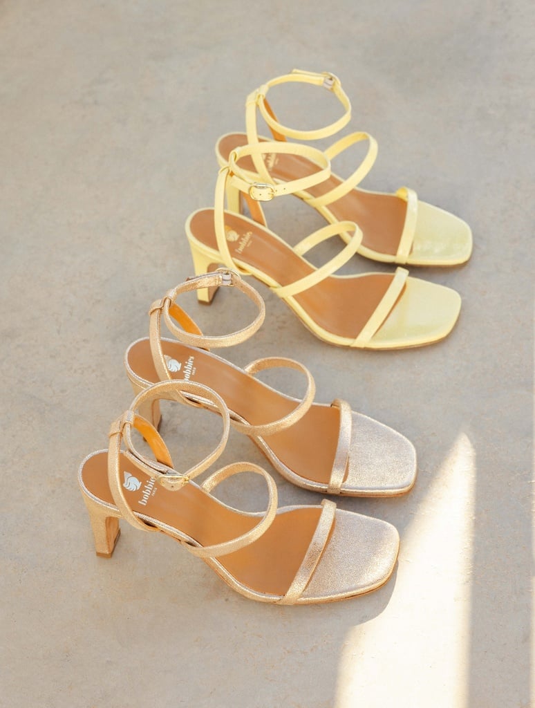 Sandales à Talons : Casey - Iridescent Champagne