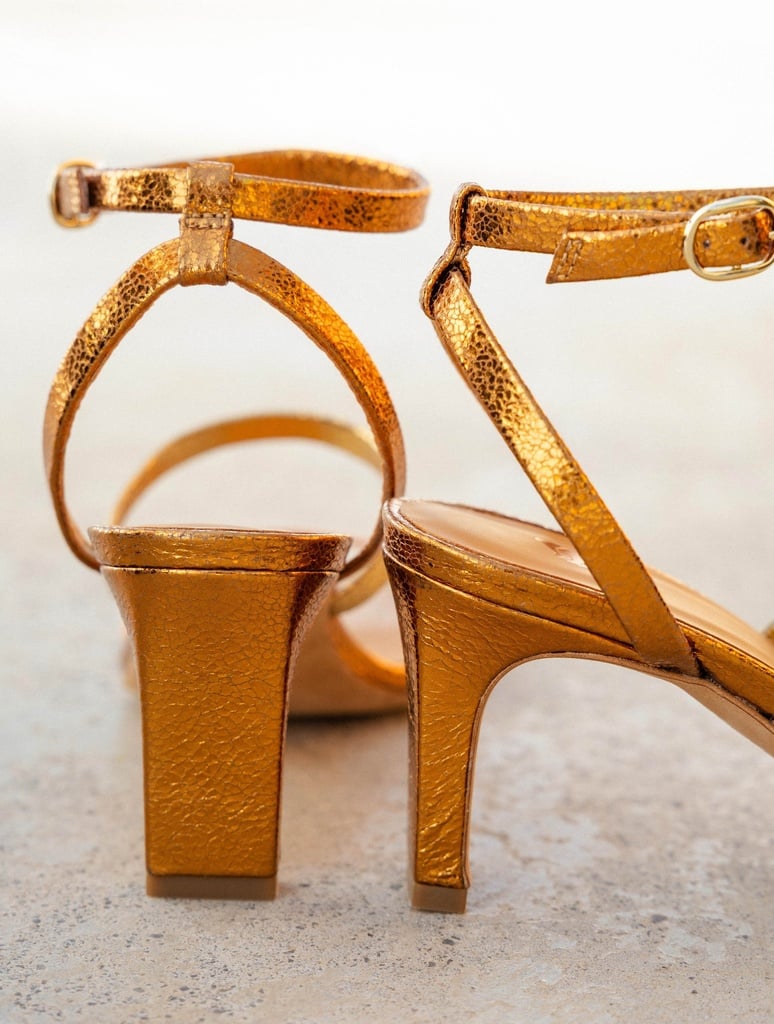 Heeled Sandals : Casey - Golden Sunset