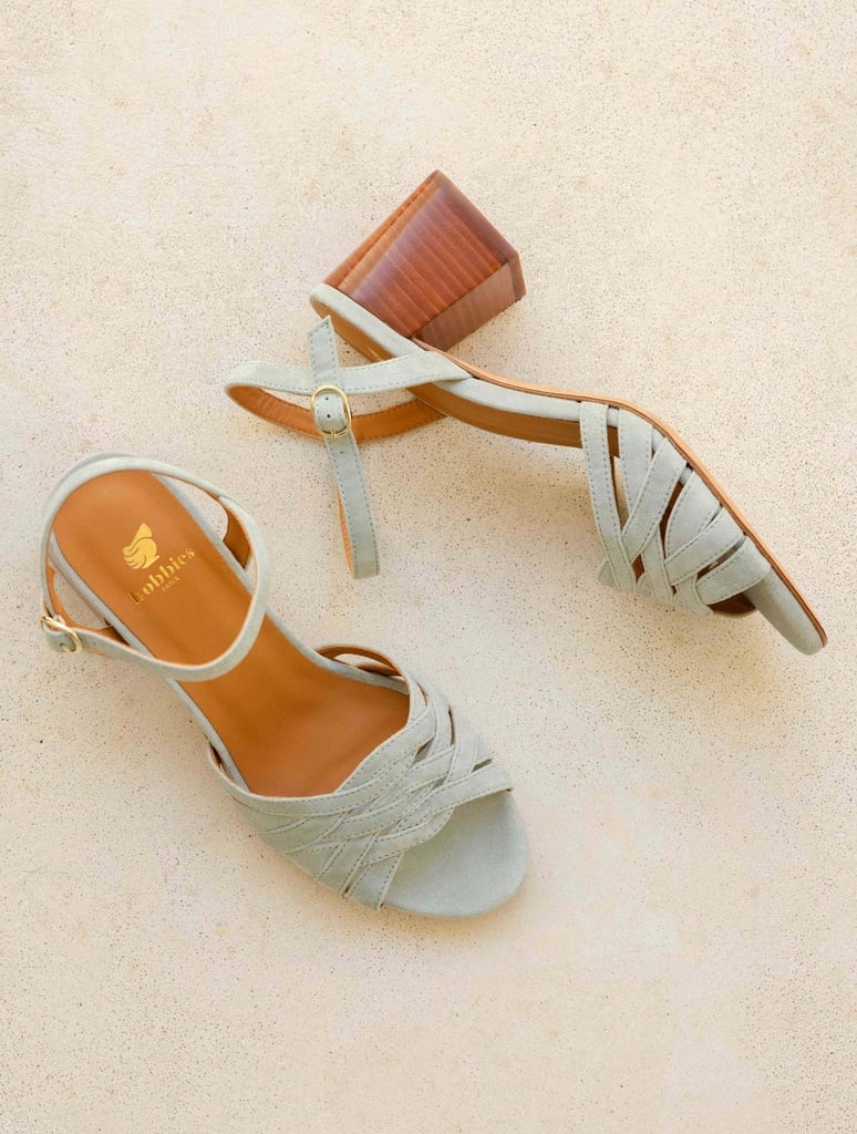 Heeled Sandals : Dalya - Soft Sage