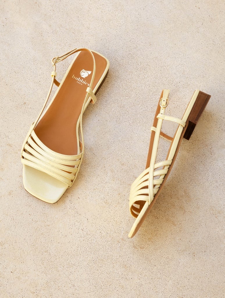 Flat Sandals : Diana - Frosted Lemon