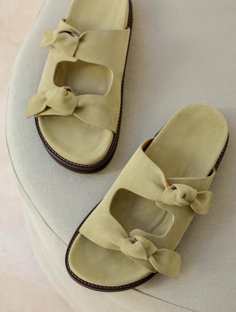 Sandales Plates : Égée - Matcha