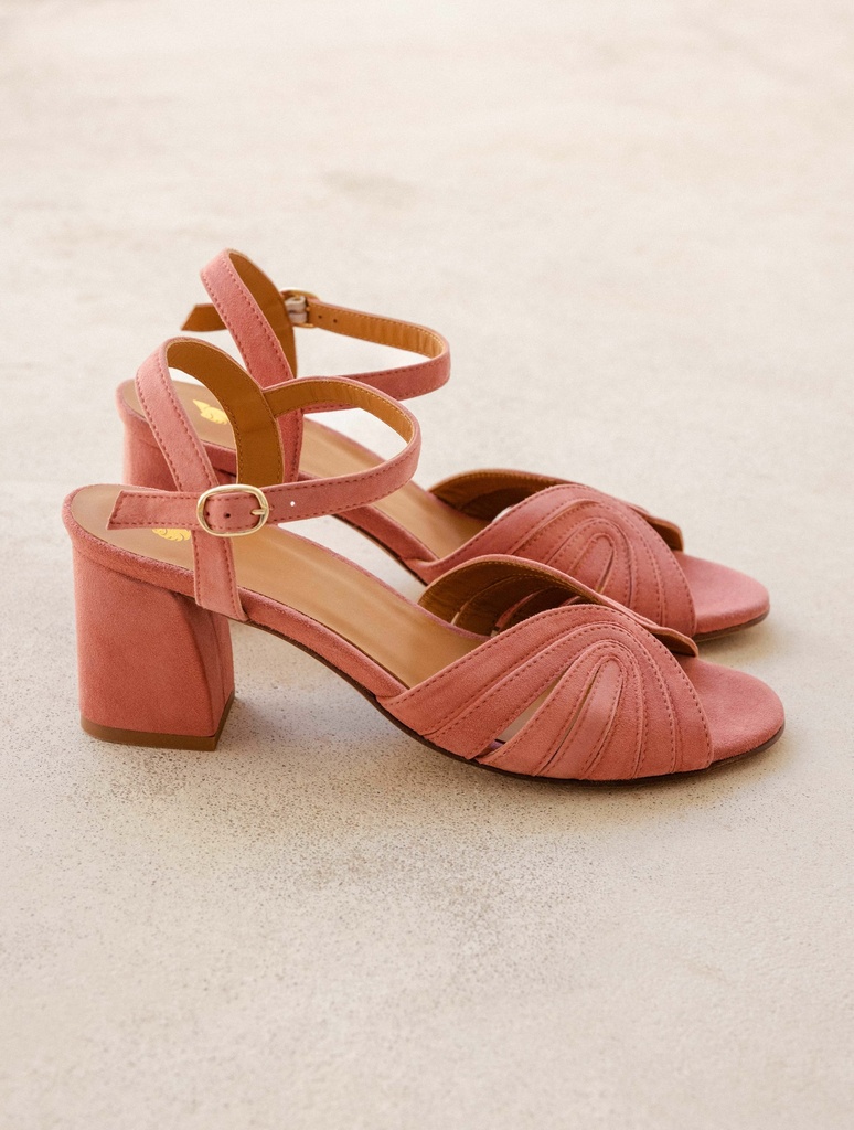 Sandalen mit Absatz : Eileen - Antique Pink
