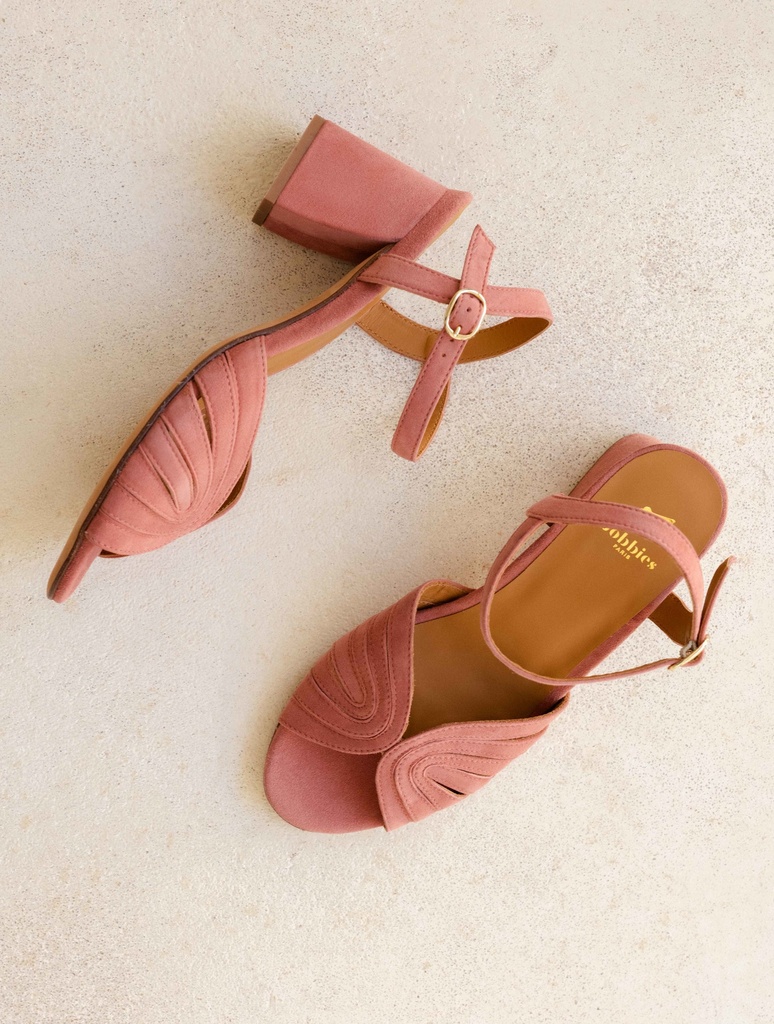 Sandalen mit Absatz : Eileen - Antique Pink