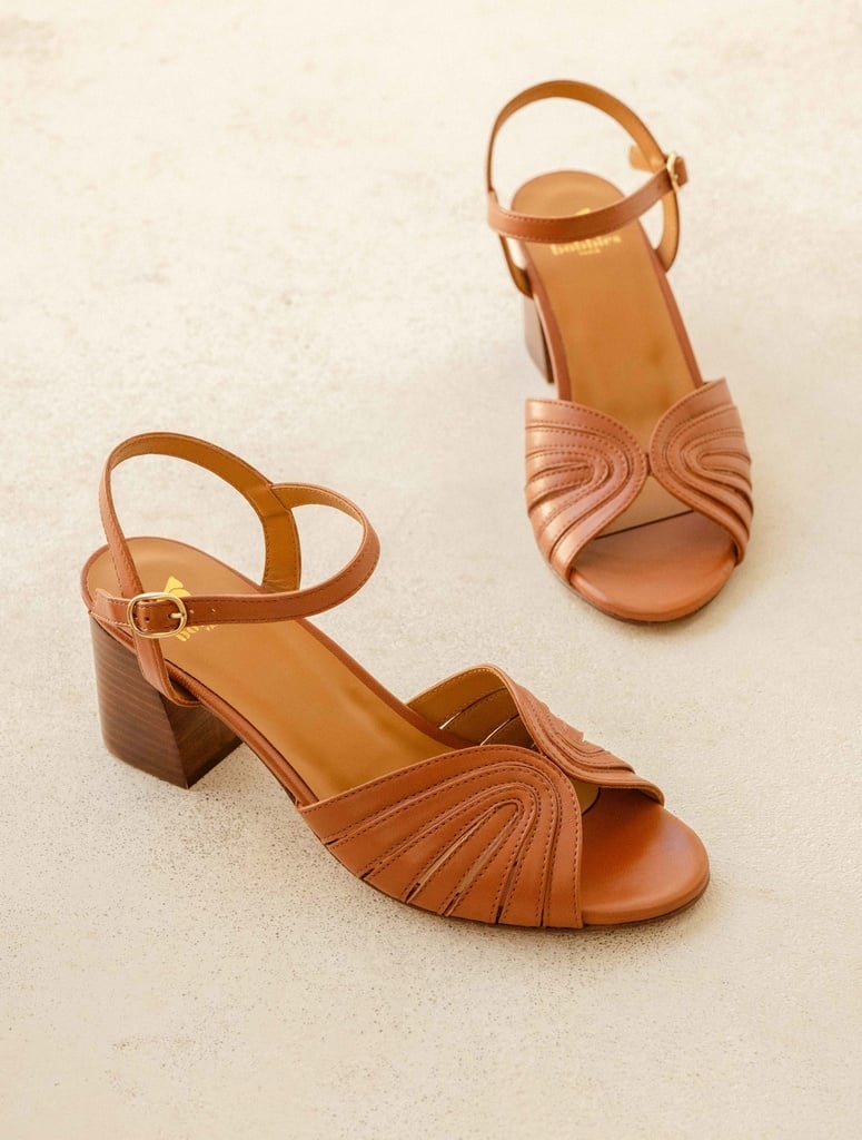 Sandalen mit Absatz : Eileen - Camel