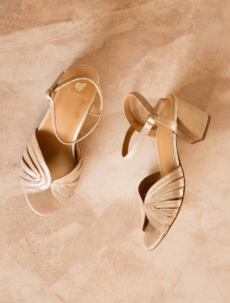 Sandalen mit Absatz : Eileen - Iridescent Champagne