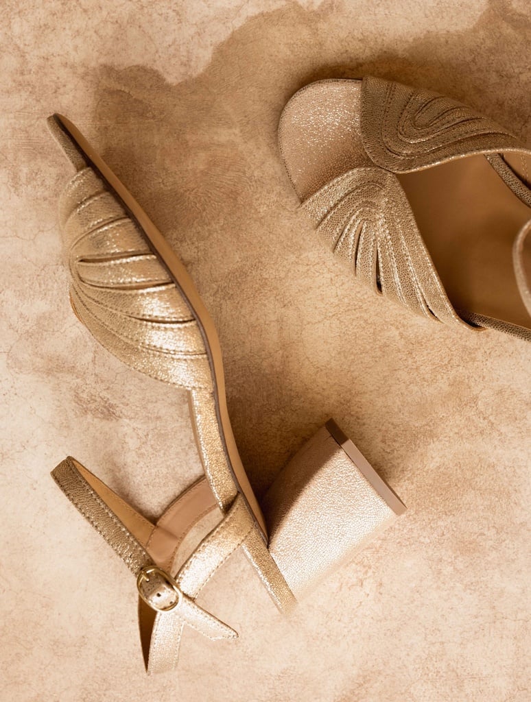 Sandalen mit Absatz : Eileen - Iridescent Champagne