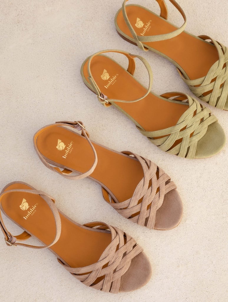 Sandales Plates : Ellis - Macchiato