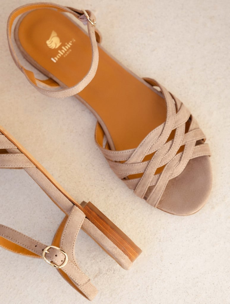 Sandales Plates : Ellis - Macchiato