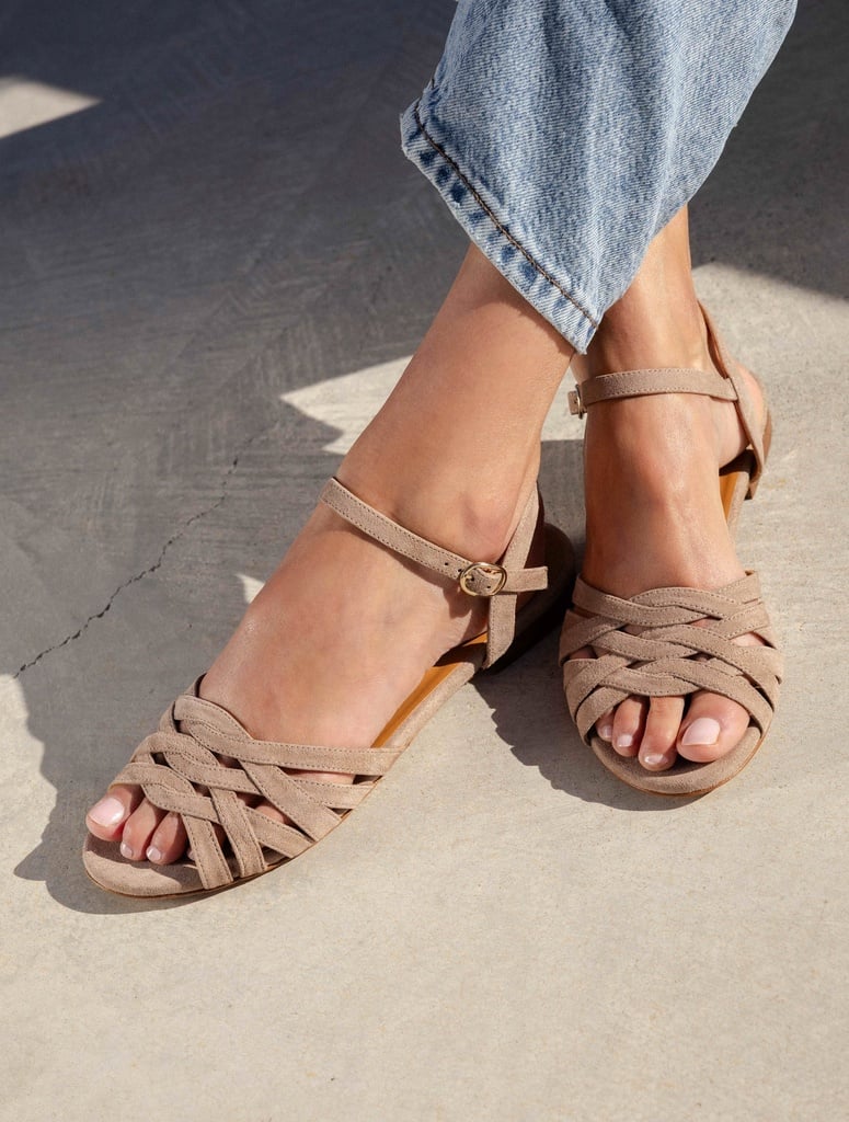 Sandales Plates : Ellis - Macchiato