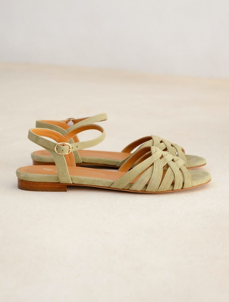 Sandales Plates : Ellis - Matcha