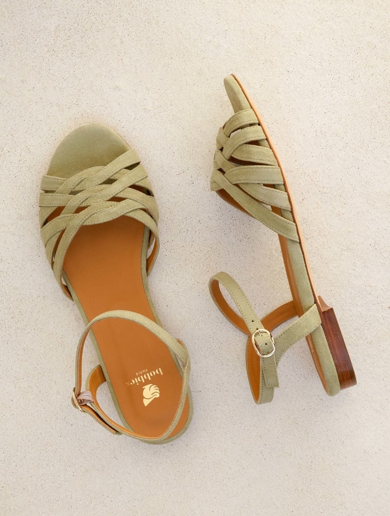 Sandales Plates : Ellis - Matcha