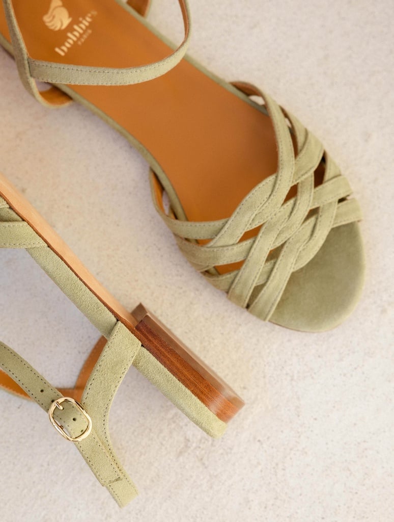 Sandales Plates : Ellis - Matcha