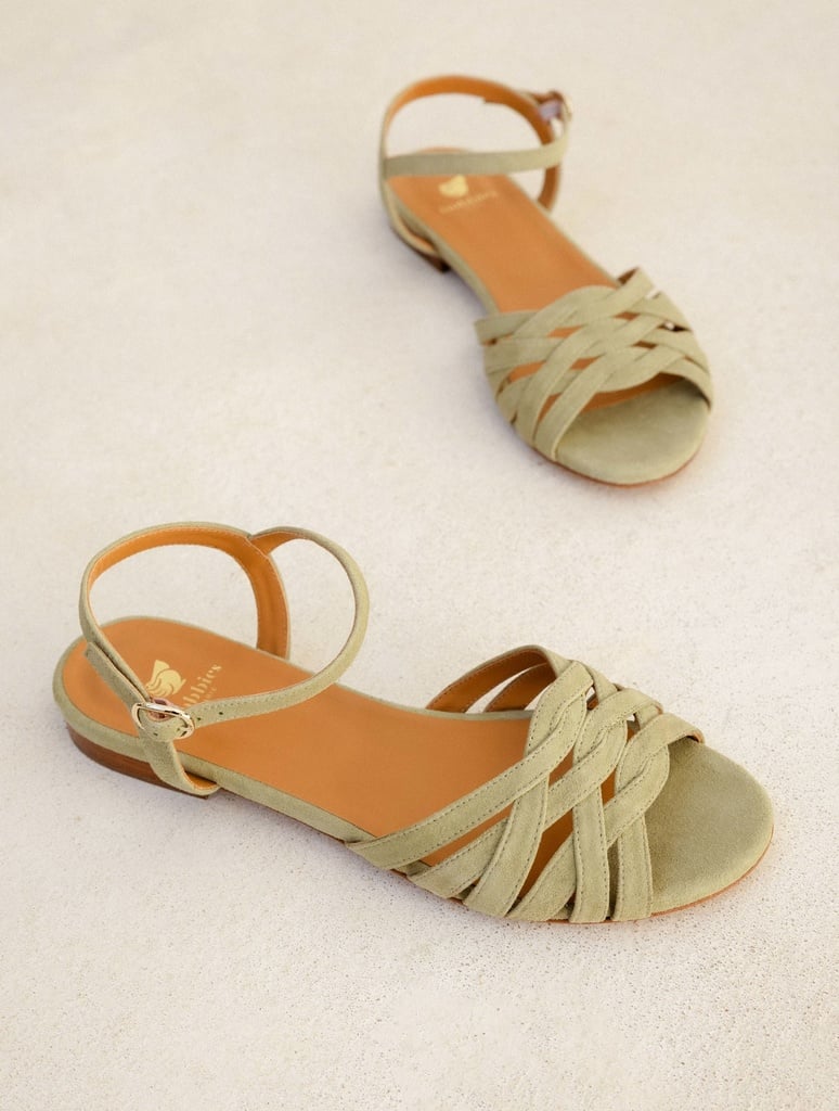 Sandales Plates : Ellis - Matcha