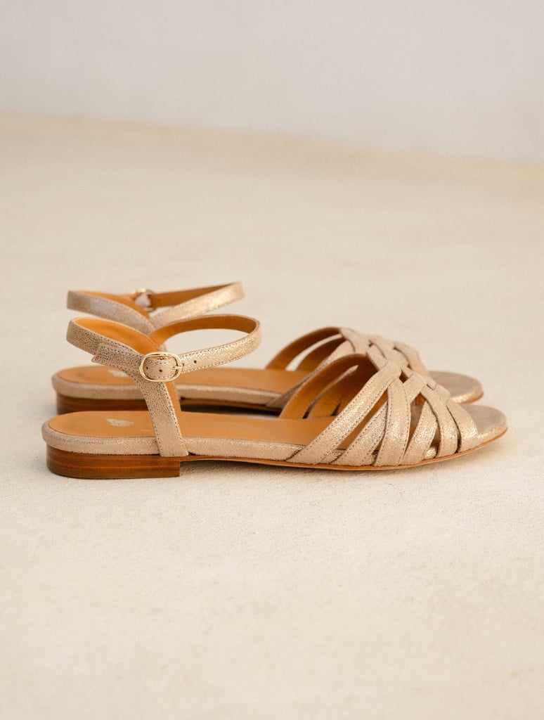 Flache Sandalen : Ellis - Egyptian gold