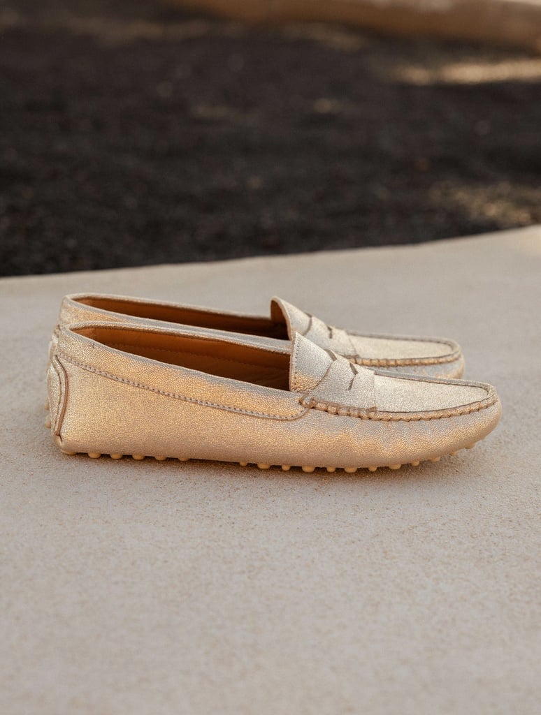 Mocassins & Derbies : Emma - Iridescent Champagne