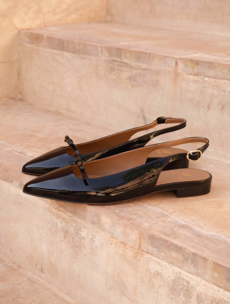 Ballerines : Estela - Lacquered Black