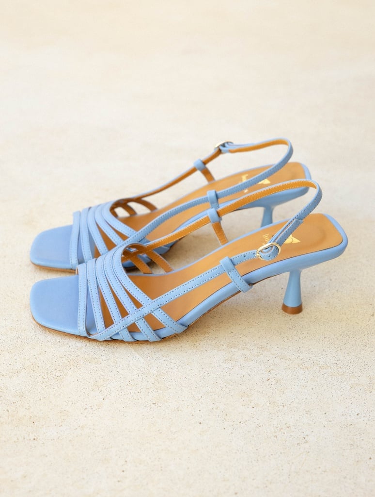 Heeled Sandals : Ève - Cyclades Blue