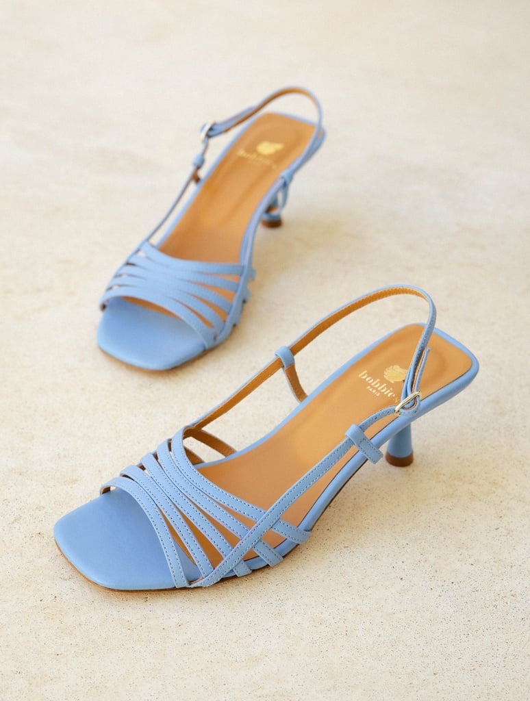Heeled Sandals : Ève - Cyclades Blue
