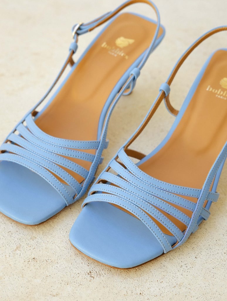 Heeled Sandals : Ève - Cyclades Blue