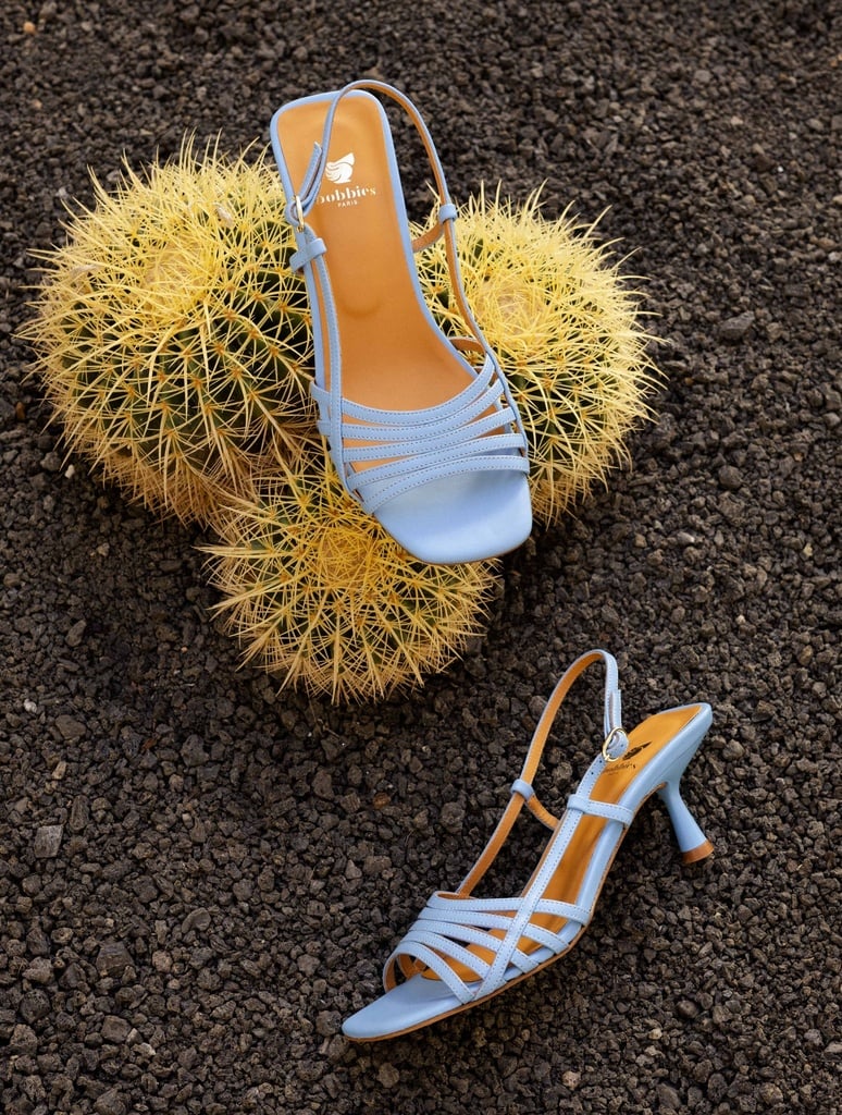 Heeled Sandals : Ève - Cyclades Blue