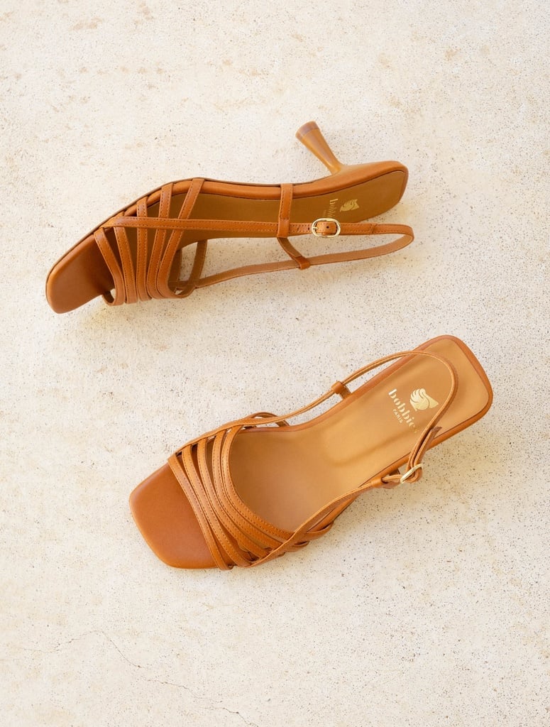 Heeled Sandals : Ève - Camel Blond