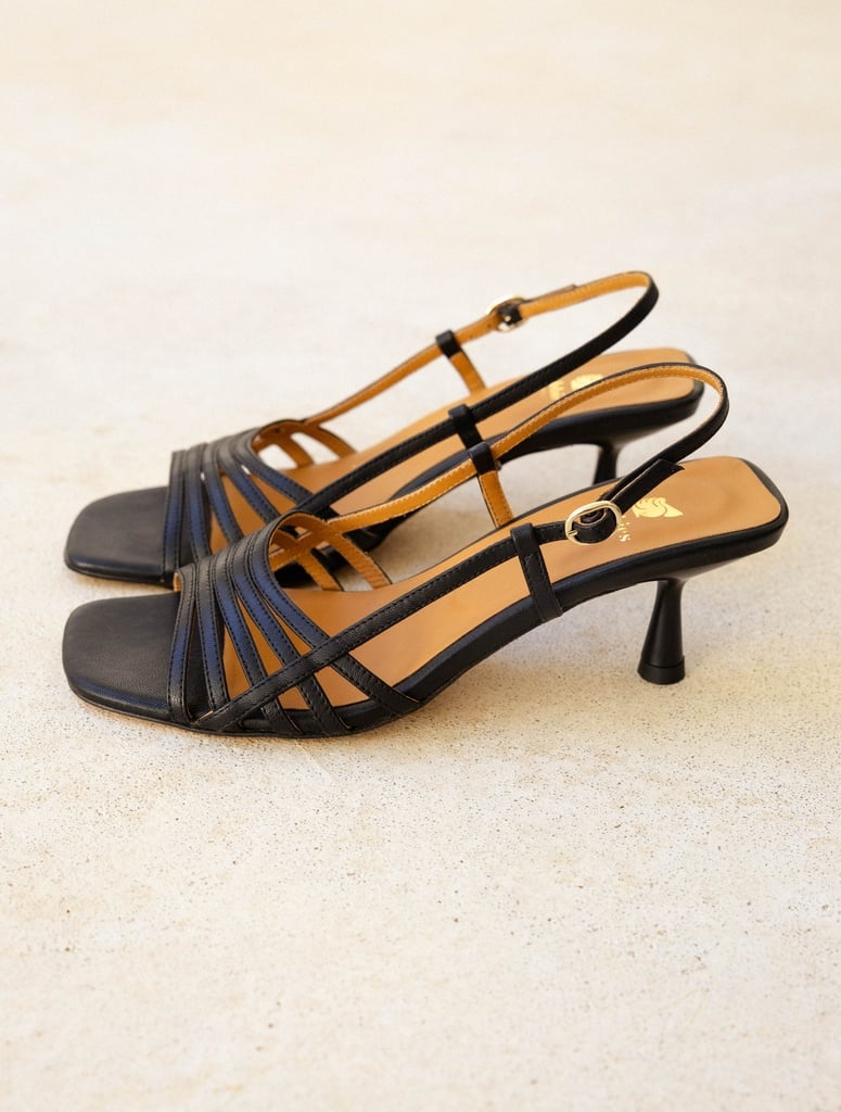 Heeled Sandals : Ève - Passion Black