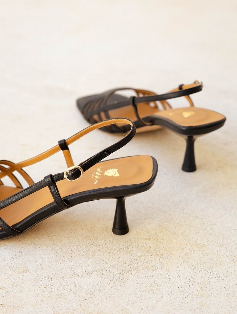 Heeled Sandals : Ève - Passion Black