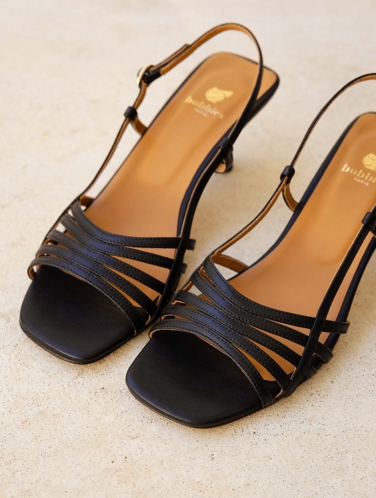 Heeled Sandals : Ève - Passion Black