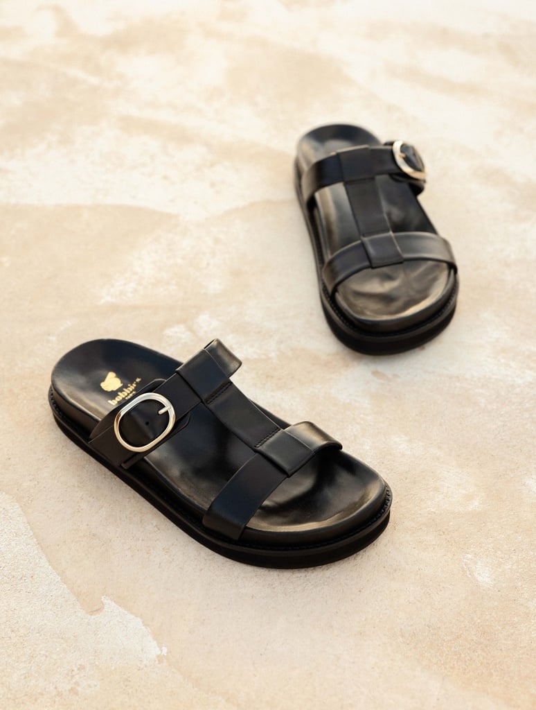 Flache Sandalen : Fajar - Passion Black