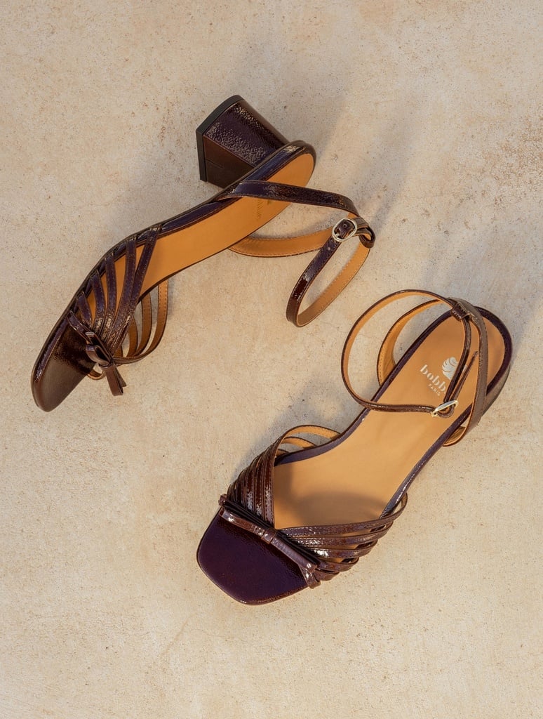 Sandalen mit Absatz : Gisèle - Ganache