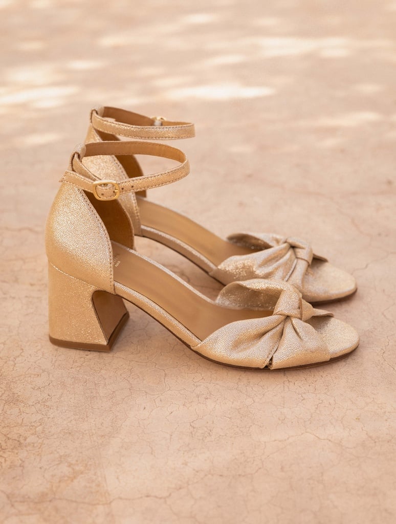 Sandalias de Tacón : Grace - Iridescent Champagne