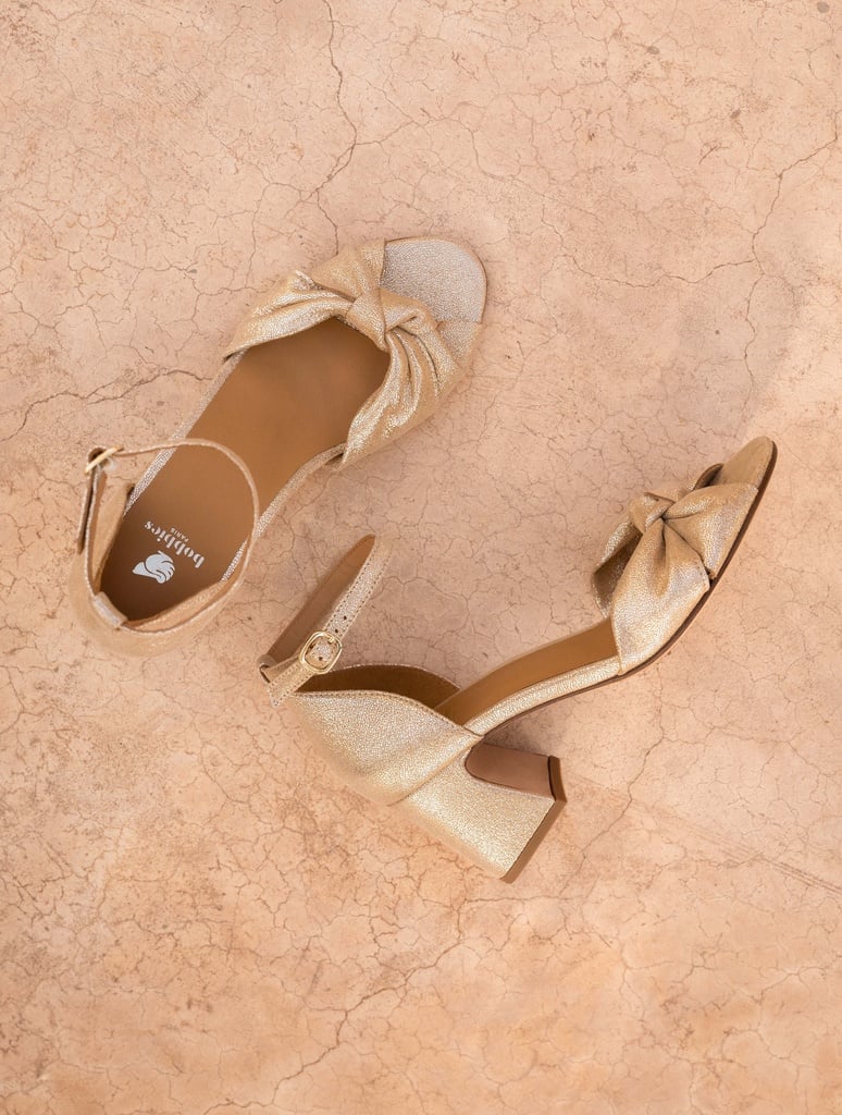 Sandalias de Tacón : Grace - Iridescent Champagne