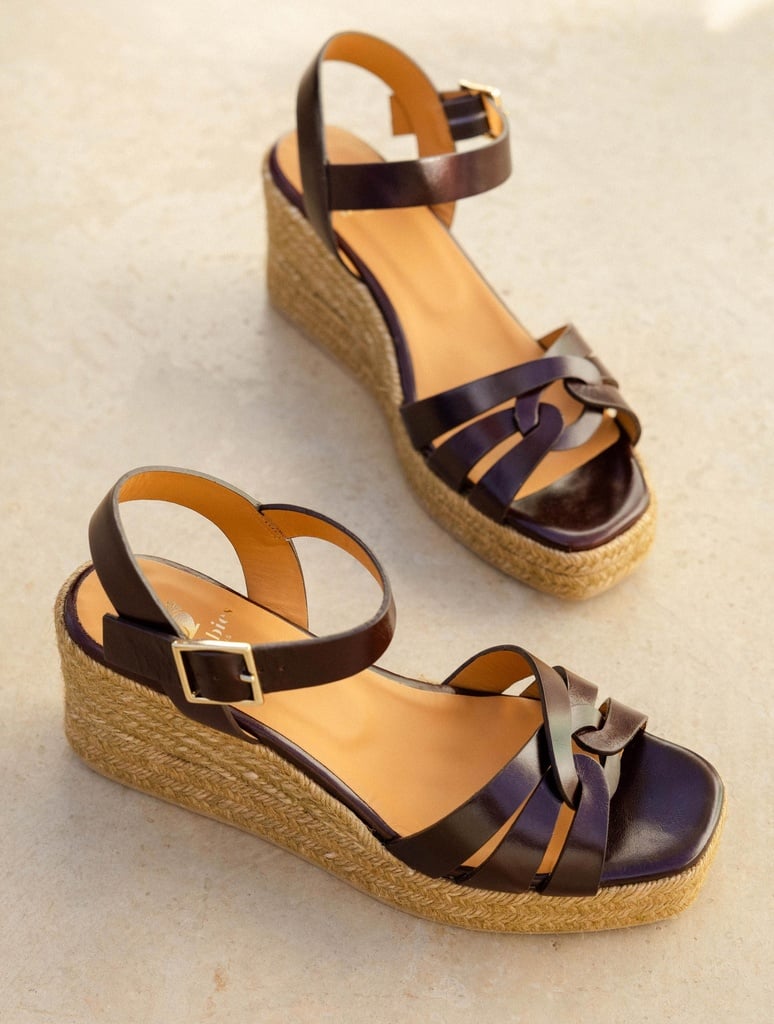 Espadrilles Compensées : Hisa - Irish Coffee