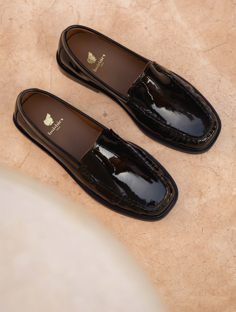 Loafers & Derbies : Izz - Lacquered Black
