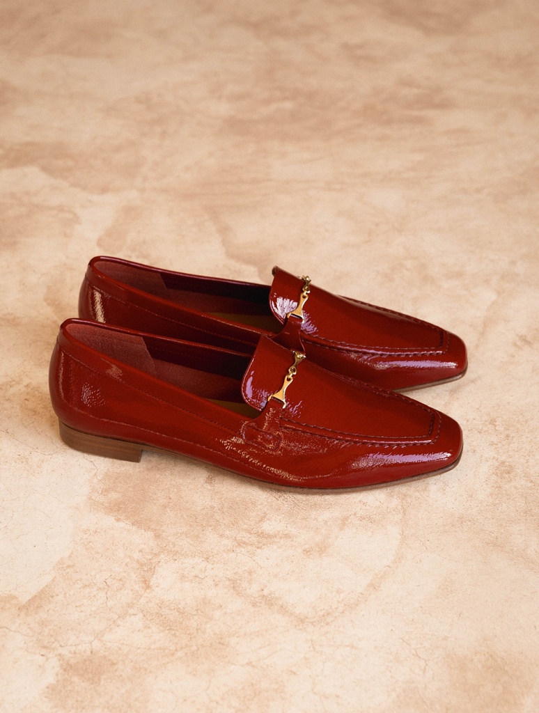 Mocassins & Derbies : Jeanne - Cherry Gloss