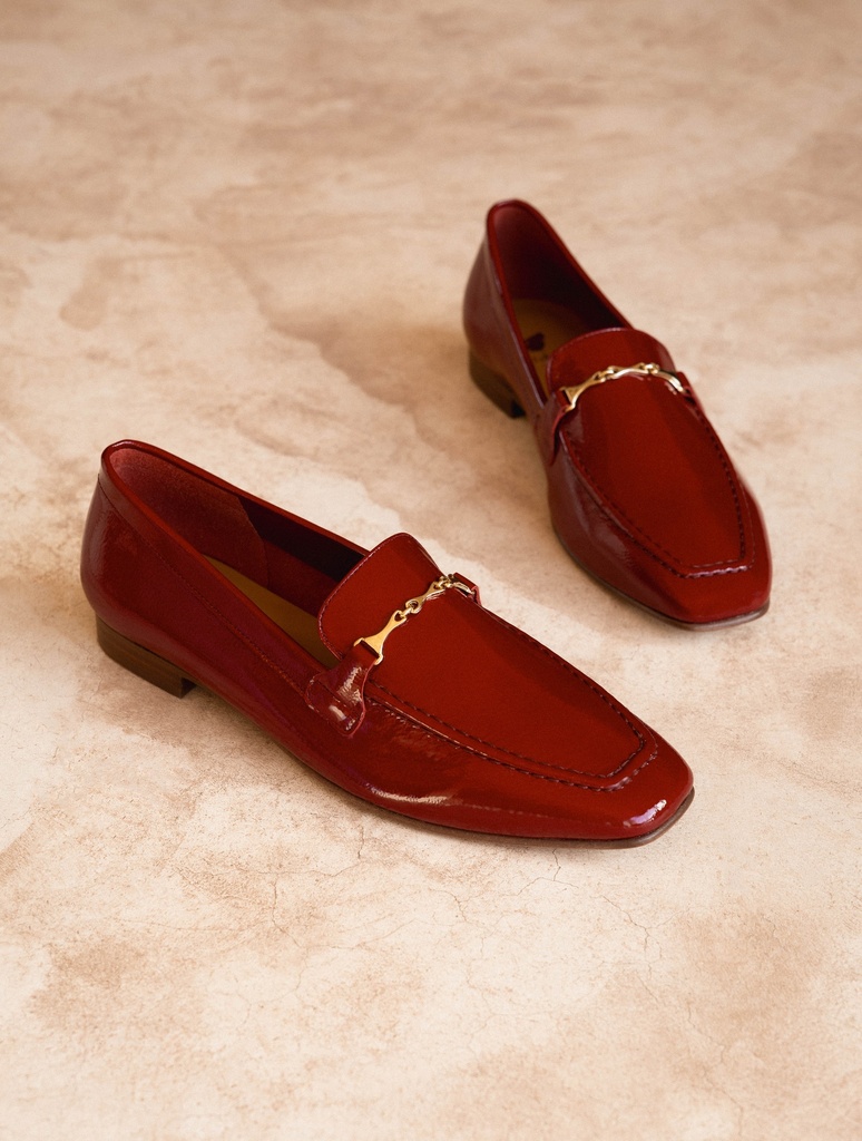 Mocassins & Derbies : Jeanne - Cherry Gloss
