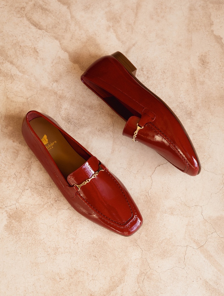 Mocassins & Derbies : Jeanne - Cherry Gloss