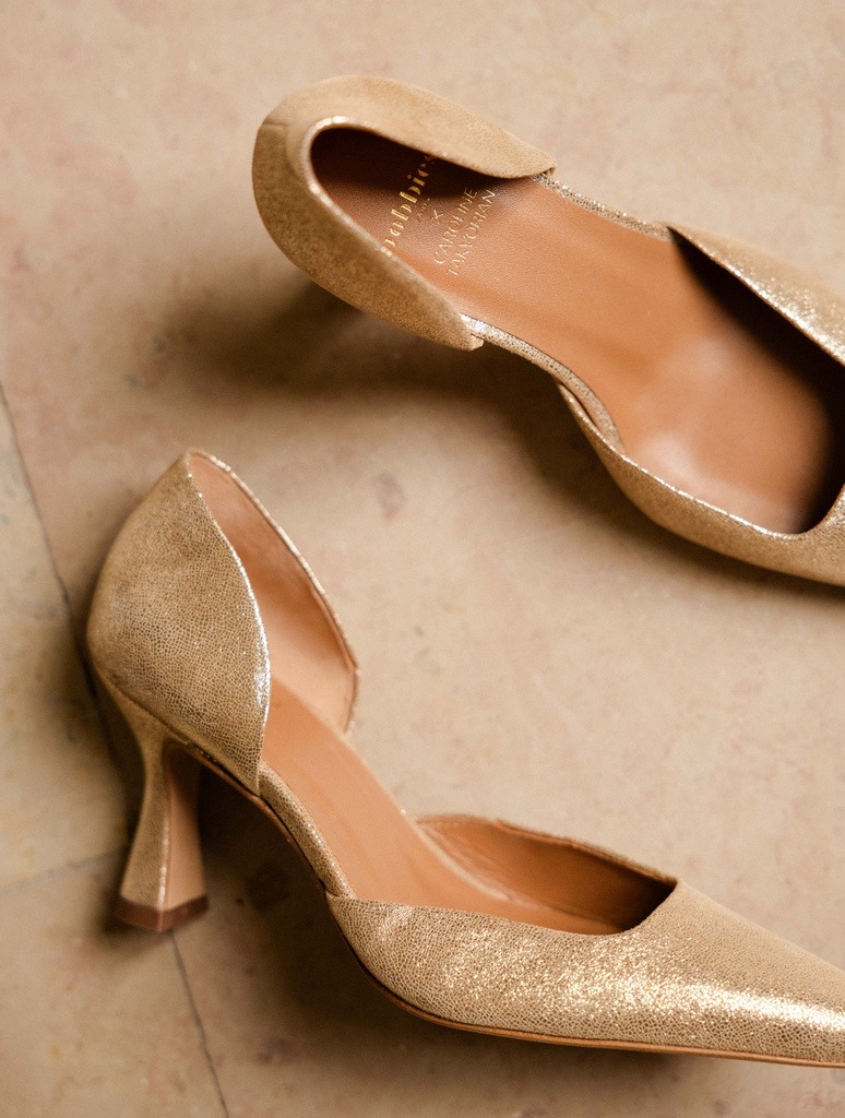 Pumps & Mary Janes : Juliette - Iridescent Champagne