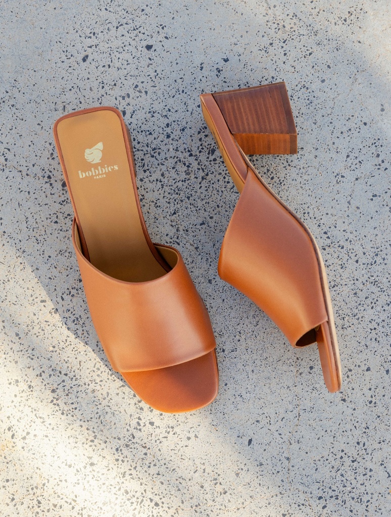 Heeled Sandals : Kelly - Camel