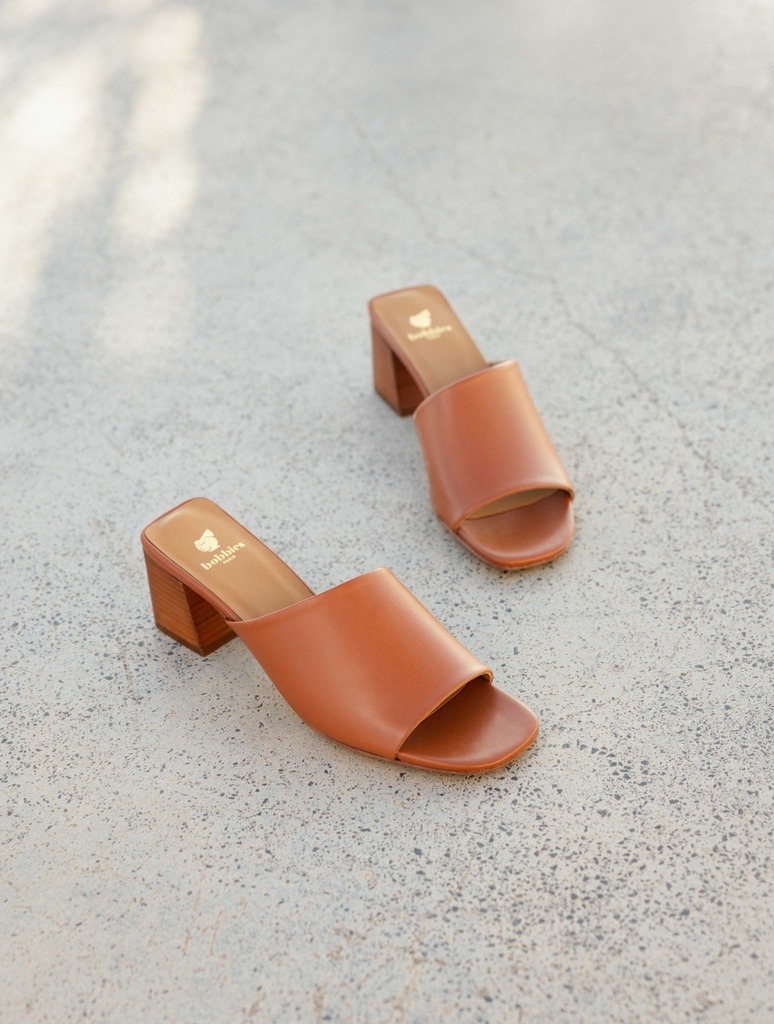 Heeled Sandals : Kelly - Camel