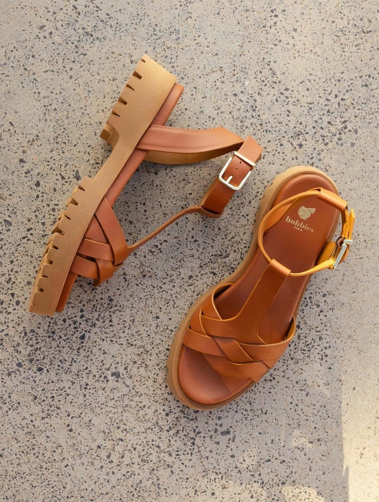Flat Sandals : Laïli - Camel